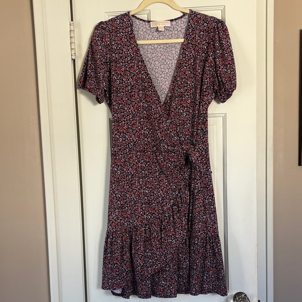 Michael Kors Floral Wrap Dress